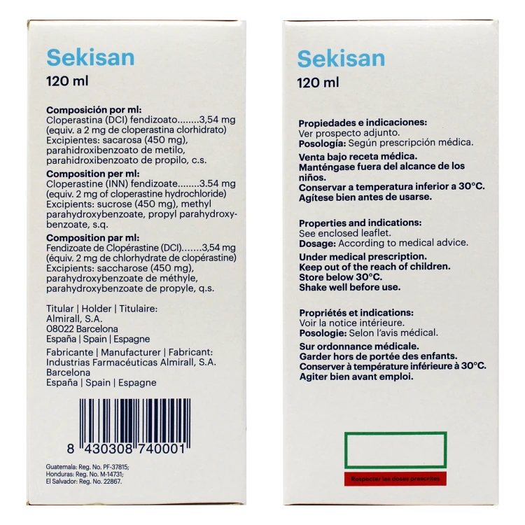 Sekisan Syrup 120Ml